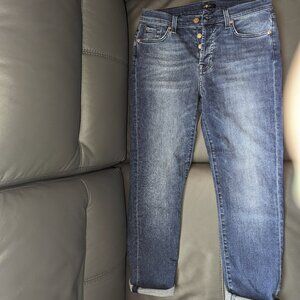 Left hand button fly 7fam - Josefina Ankle Jean - sz.27